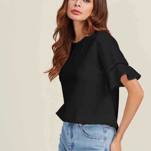 Trumpet Sleeve Top - Picture 2 of 4